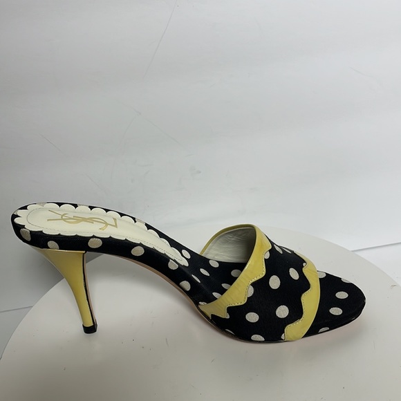 Saint Laurent vintage mules heels size EU 39 according to shoes tables US 9 - Picture 8 of 11